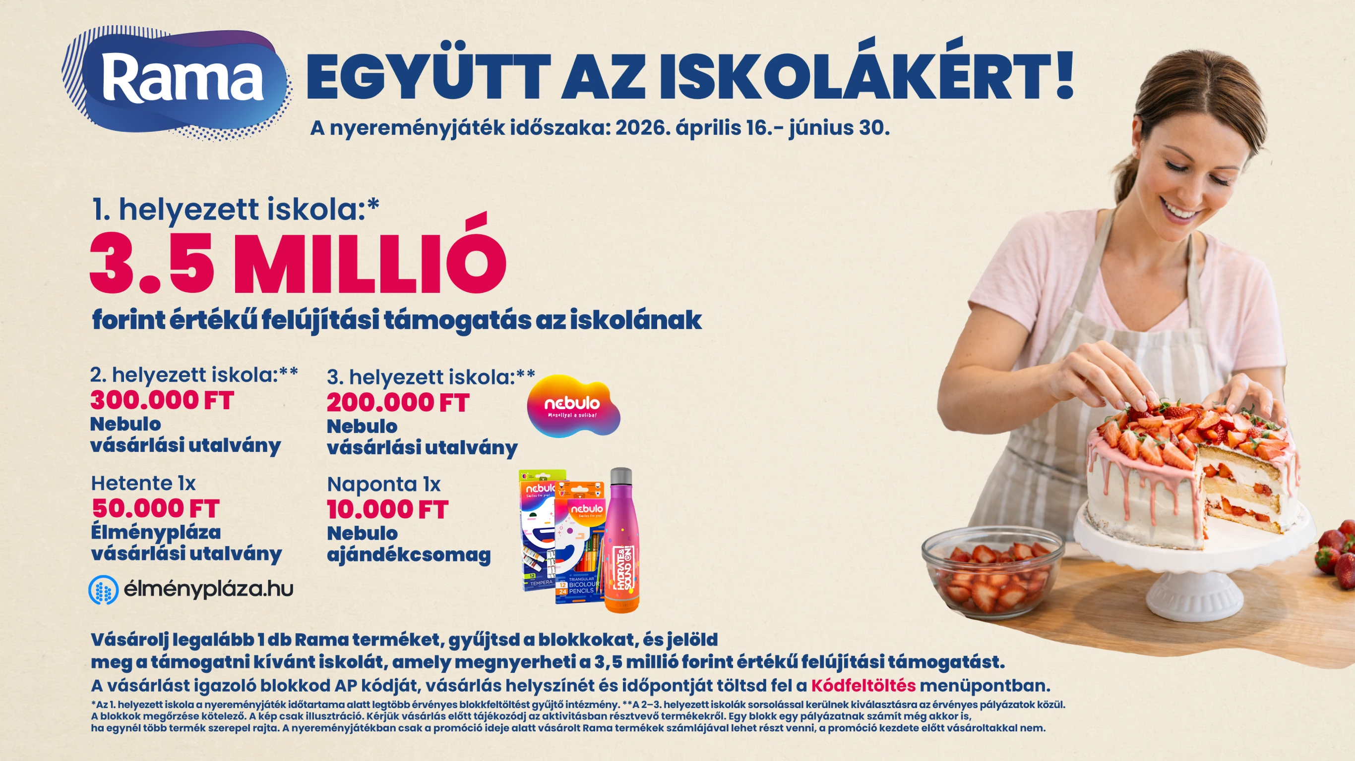 A promóció plakátképe.