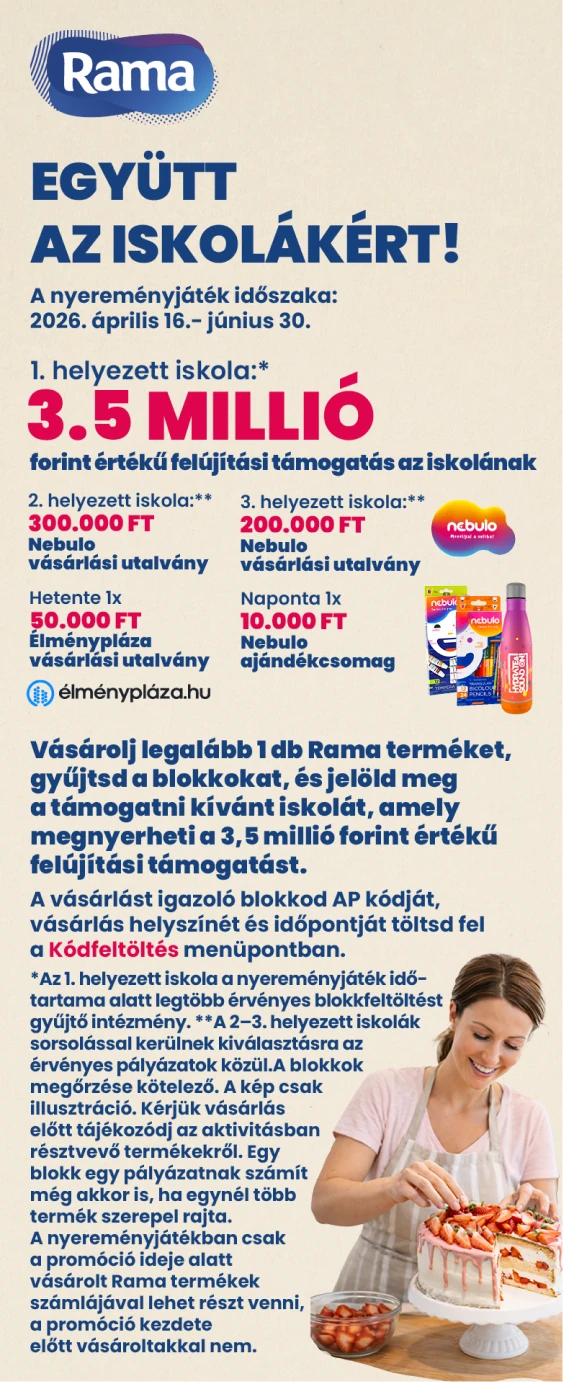 A promóció plakátképe.